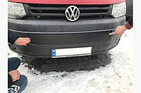 Зимняя накладка на решетку радиатора VW T-5 2010-2015  (нижняя) матовая