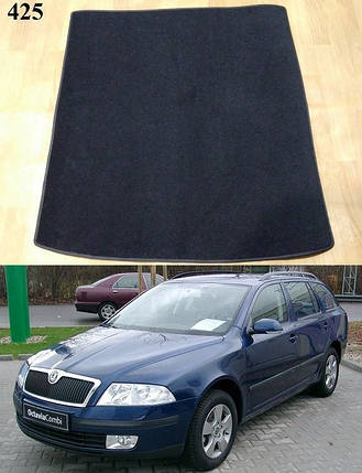 Ворсовий килимок багажника Skoda Octavia A5 Combi '04-13, фото 2