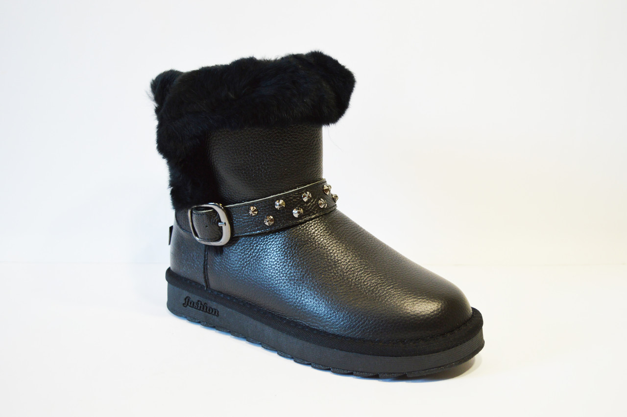 Уги Sopra 007-1 37 Чорні шкіра 36, Жіночий, Уггі