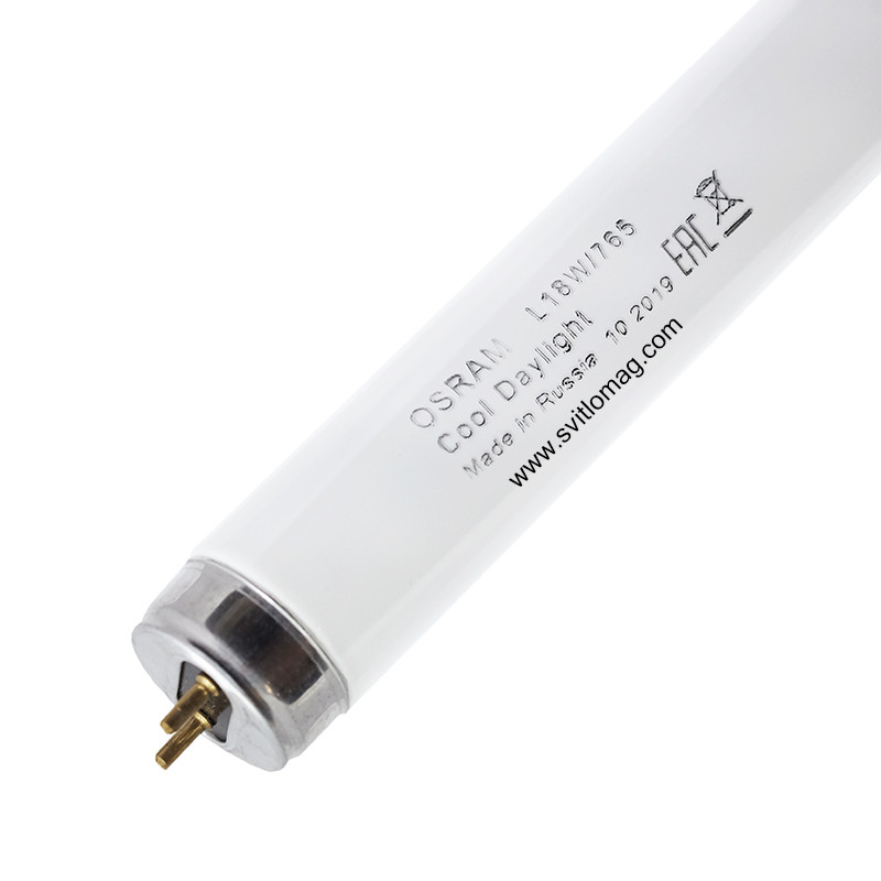 Лампа люмінесцентна трубчаста T8 L 18w/54-765 OSRAM G13, фото 1