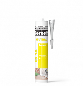 Нейтральний силіконовий герметик Ceresit CS 16 (прозорий), 280 мл