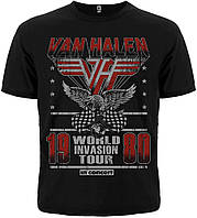 Футболка Van Halen "World Invasion Tour 1980", Размер S