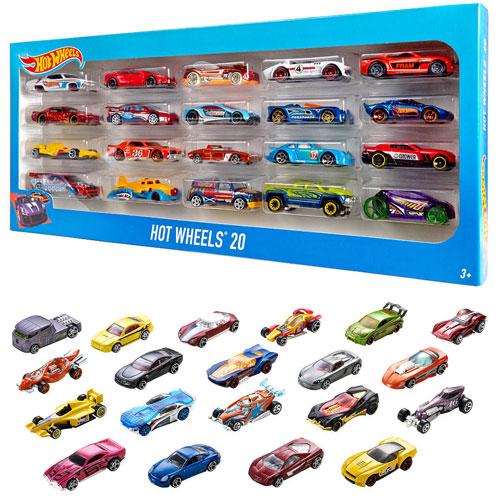Набір з 20-ти базових машинок Hot Wheels (в ас.), фото 1