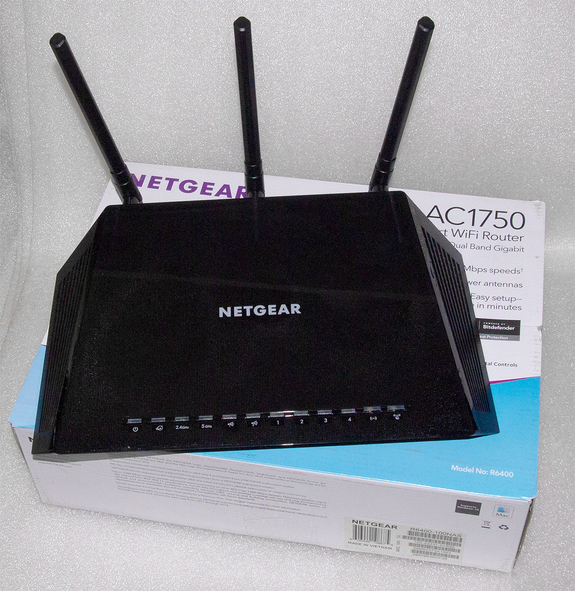 Б/В NETGEAR R6400 v2 AC1750 WiFi роутер двохдіапазонний 2.4/5GHz 802.11 ac USB 3.0 з США