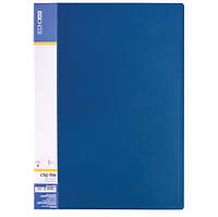 Папка А4 с прижимом E31202-02, синяя