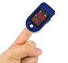Пульсоксиметр Fingertip Pulse Oximeter на палець, Пульсометр компактний,бездротовий Польща Чорний, фото 3