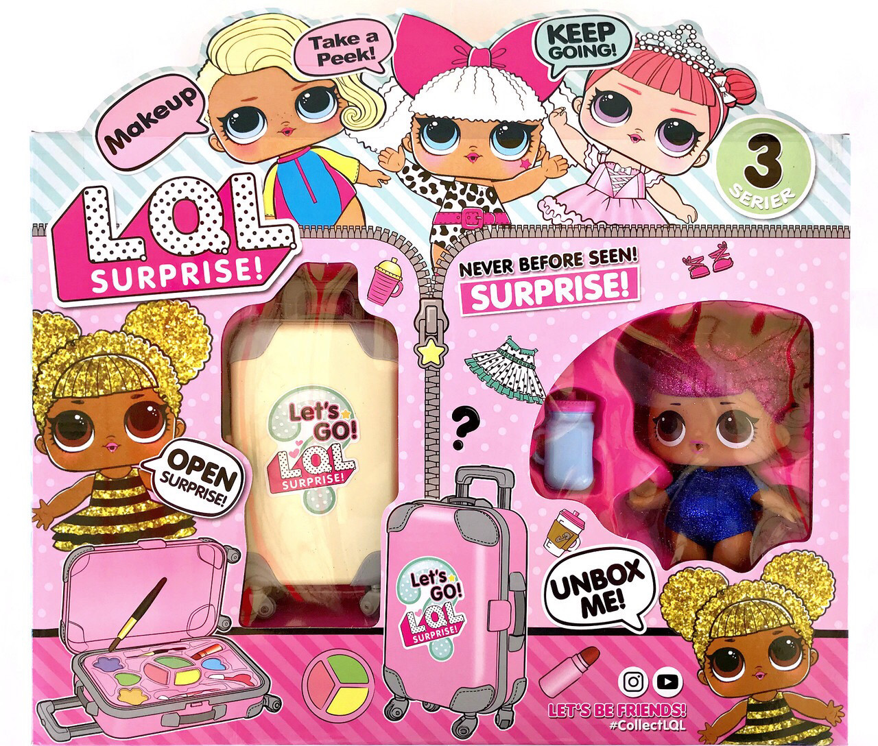 *Ігровий набір LOL (ЛОЛ) "валізу з косметикою" арт. 39-3, фото 1