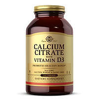 Витамины и минералы Solgar Calcium Citrate with Vitamin D3, 240 таблеток