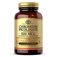 Витамины и минералы Solgar Chromium Picolinate 500 mcg, 60 вегакапсул
