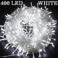 Світлодіодна гірлянда LED Star X-MAS 400 Led Cool White прозорий провід