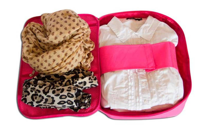 Купить Органайзер для рубашек на 3шт для путешествий C020-rose (Розовый ...