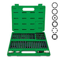 Набір біт 60шт TORX, HEX, SPLINE, RIBE, SQ TOPTUL GCAI6003, фото 2