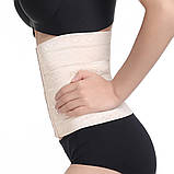 Жіночий зручний коригуючий корсет для талії чорного та бежевого кольору, фото 2