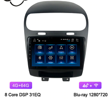Junsun 4G Android магнітола для Dodge Journey Fiat Leap 2012-2020 DODGE Journey 2009 - 2012 4 ГБ ОЗП + 64+ 4G 12-20