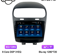 Junsun 4G Android магнитола для Dodge Journey Fiat Leap 2012-2020 DODGE Journey 2009 - 2012 6ГБ ОЗУ + 128 + 4G 12-20