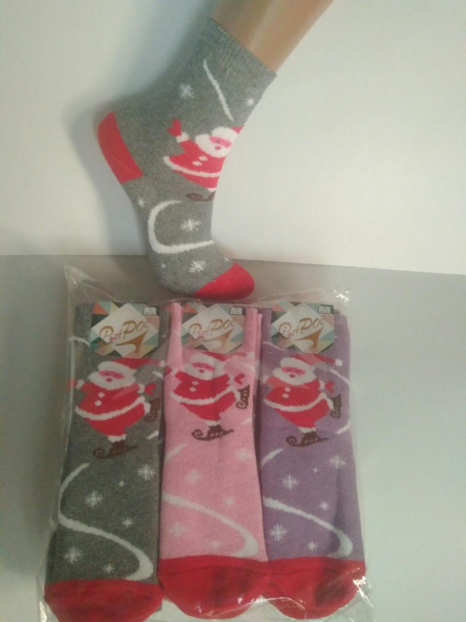 Шкарпетки дитячі махрові "Санта" (Зимові) Варос