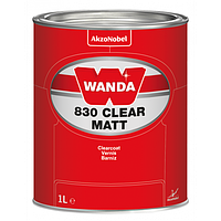 Лак Wanda 830 матовий Clear Matt 1л