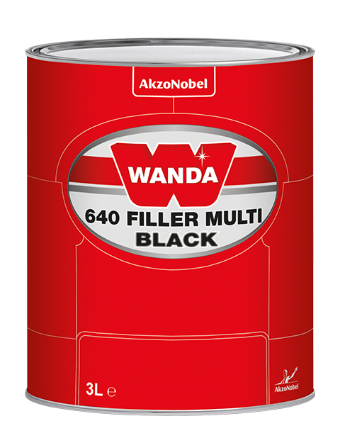 Грунт-вирівнювач Wanda 640 Multi 3л чорний