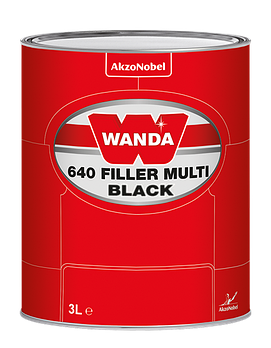 Грунт-вирівнювач Wanda 640 Multi 3л чорний