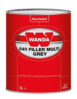 Грунт-вирівнювач Wanda 640 Multi 3л сірий