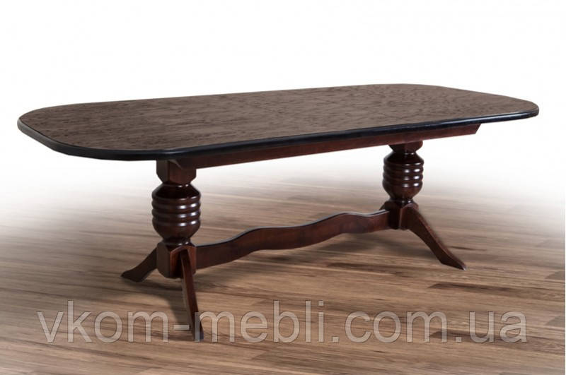 Стіл обідній розкладний ГЕТЬМАН 100 х 280 (Мікс меблі), фото 1