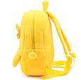 Дитячий рюкзак "Каченя Смайл" для улюблених малюків жовтий середній для садка для прогулянки м'який велюр, фото 4