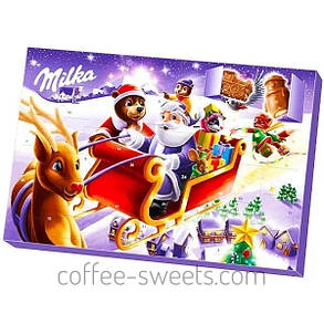 Шоколадний різдвяний календар Milka 200g, фото 2