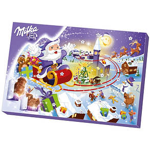 Шоколадний різдвяний календар Milka 200g, фото 2