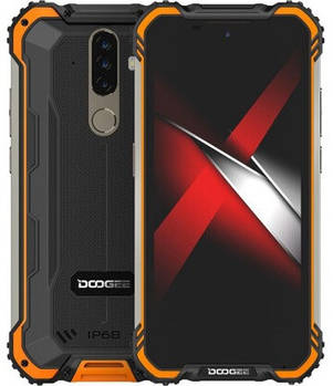 Смартфон Doogee S58 Pro 6/64GB Orange, 2sim, 5180mAh, IP69K, 16+2+2/16Мп, экран 5.71" IPS, 8 ядер, 4G