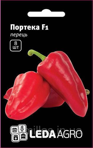 Насіння перцю Портека (Porteca) F1, 10 шт., солодкого, ТМ "ЛедаАгро"