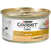 Пурина Gourmet Gold Консервы для кошек паштет из индейки 85 гр*24шт