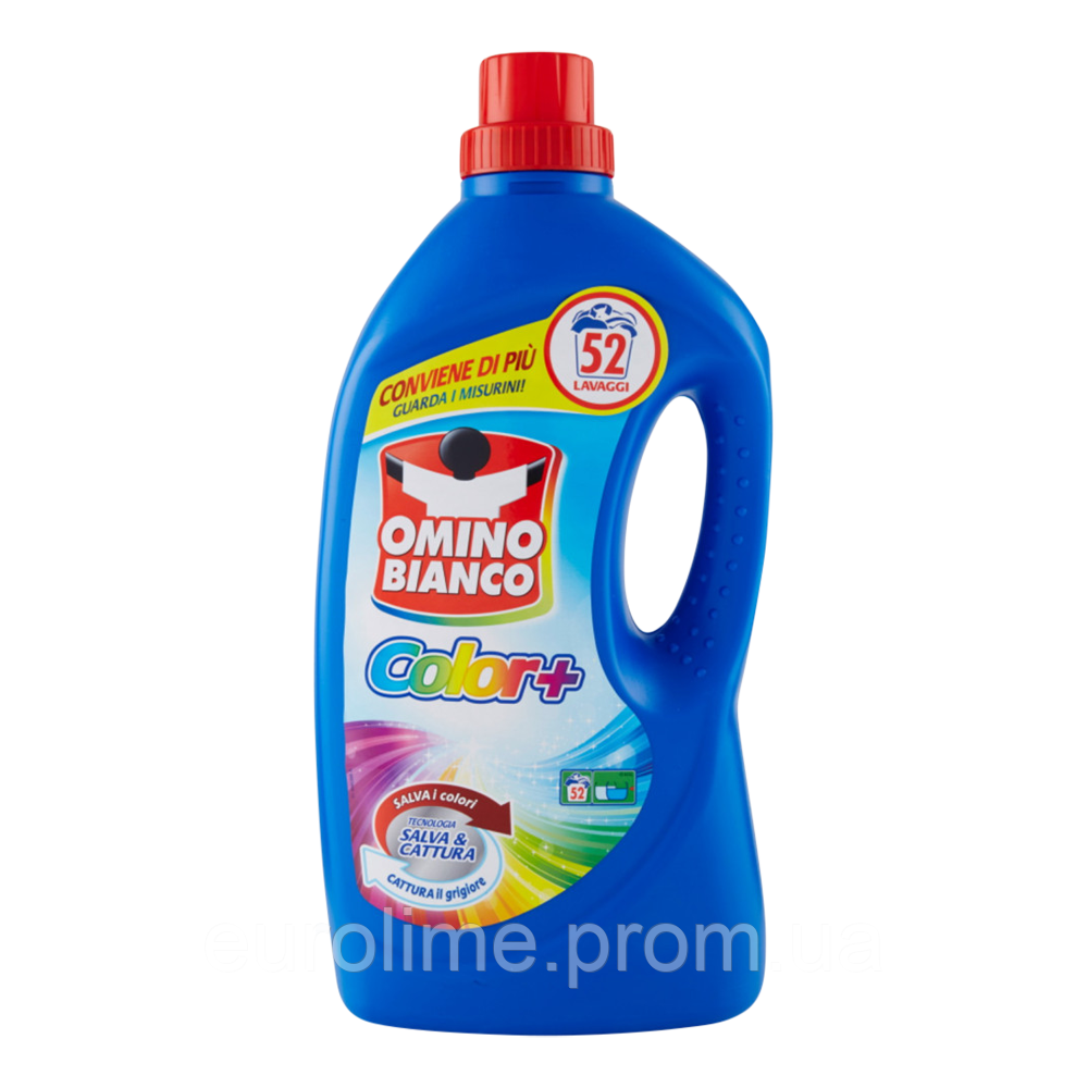 Гель для прання Omino Bianco Color+ для кольорового одягу 30 прання 1500 мл