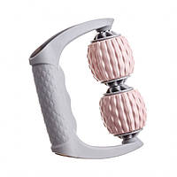 Массажный ролик LiveUp Hand Massager (LS5105-p) Pink/Grey