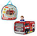 Дитячий ігровий намет Пожежна машина для хлопчика розкладна тканинна, фото 2