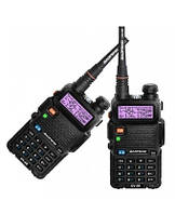 Комплект раций Baofeng UV-5R Black 2шт, 5 Ватт, полная комплектация