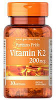 Vitamin K-2 200 mcg Puritan's Pride, 30 капсул