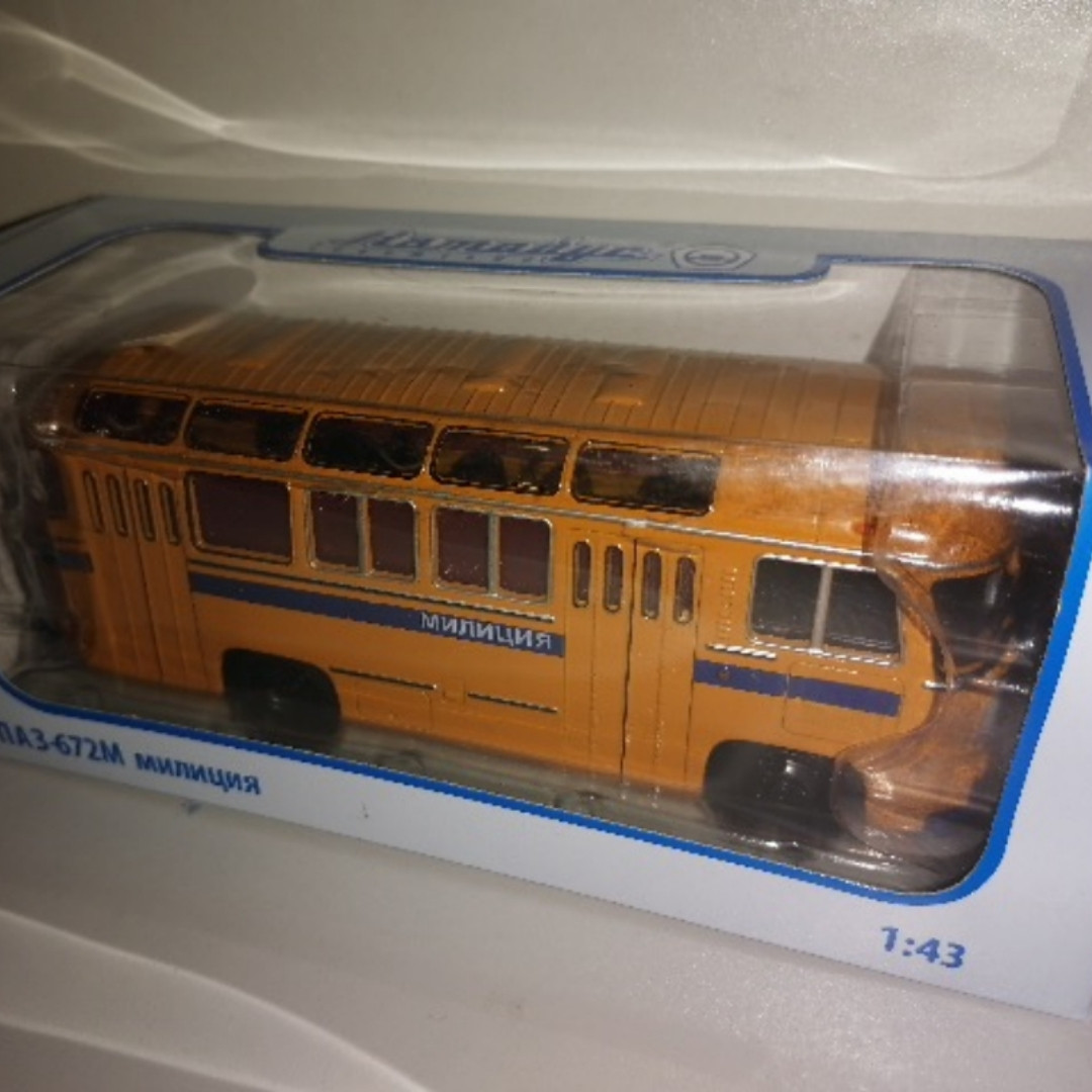 Колекційна Модель Автобус ПАЗ-672М | Деагостини | Масштаб 1:43, фото 1