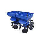 Картоплесаджалка 2-р. до мототрактора з бункером для добрив, КС14., фото 2