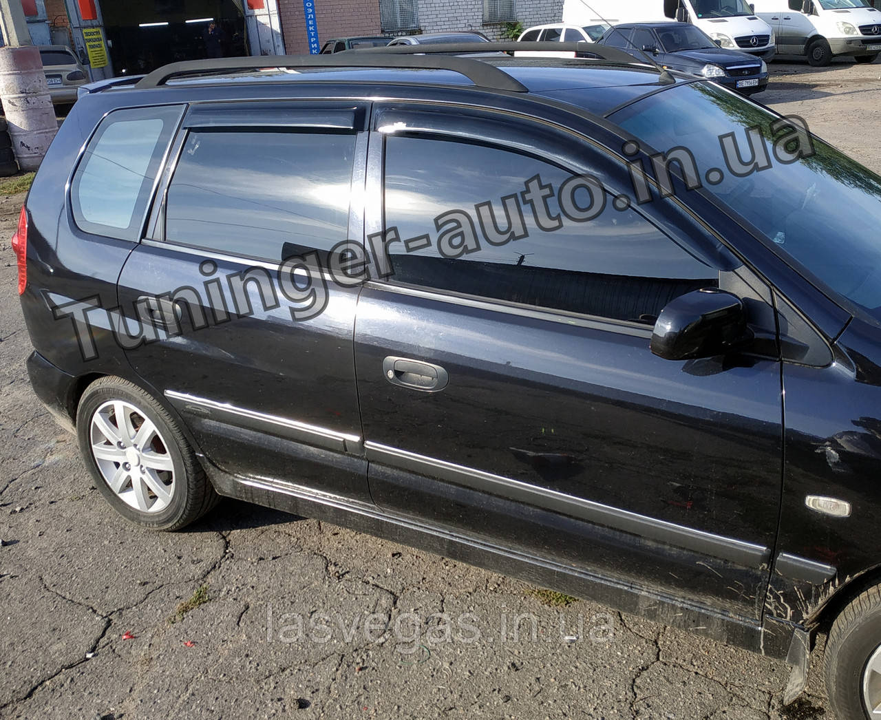 Дефлектори вікон, вітровики Mitsubishi Space Star 1998-2004 ( Hic)