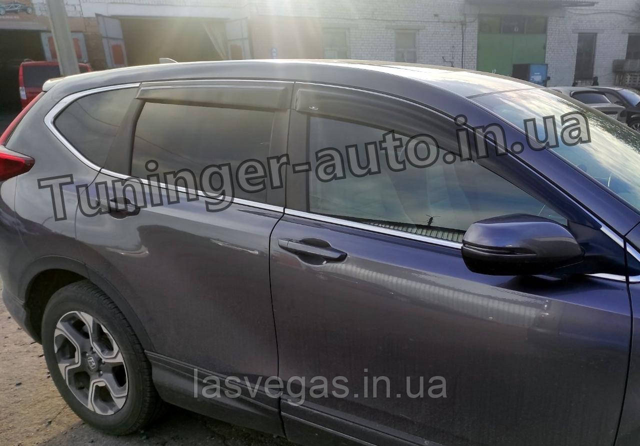 Дефлектори вікон, Вітровики Honda CR-V 2017- (HIC)