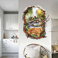 Інтер'єрна наклейка ZOO Олень XH7253 70х50см 3941910