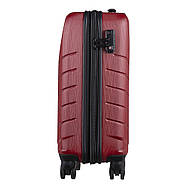 Пластиковый дорожный чемодан 39х55см на колесах Wenger Pegasus Малый 4 колеса Красный (610124), фото 6