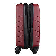 Пластиковый дорожный чемодан 39х55см на колесах Wenger Pegasus Малый 4 колеса Красный (610124), фото 9