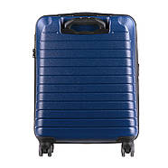 Пластиковий дорожній чемодан 39х54см на колесах Wenger Ryse Малий 4 колеса Синій (610148), фото 3