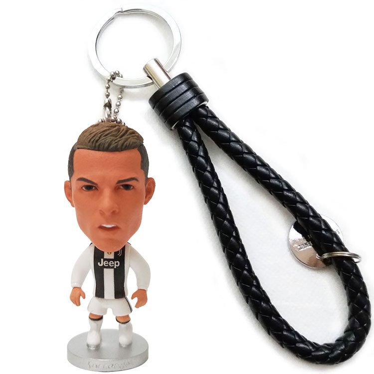 Брелок фігурка шкіряний Cristiano Ronaldo Soccerwe, фото 1