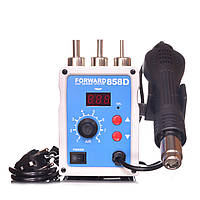 Паяльна станція Forward 858D термофен для паяння 700W паяння SMD, BGA, QFP, метал. корпус