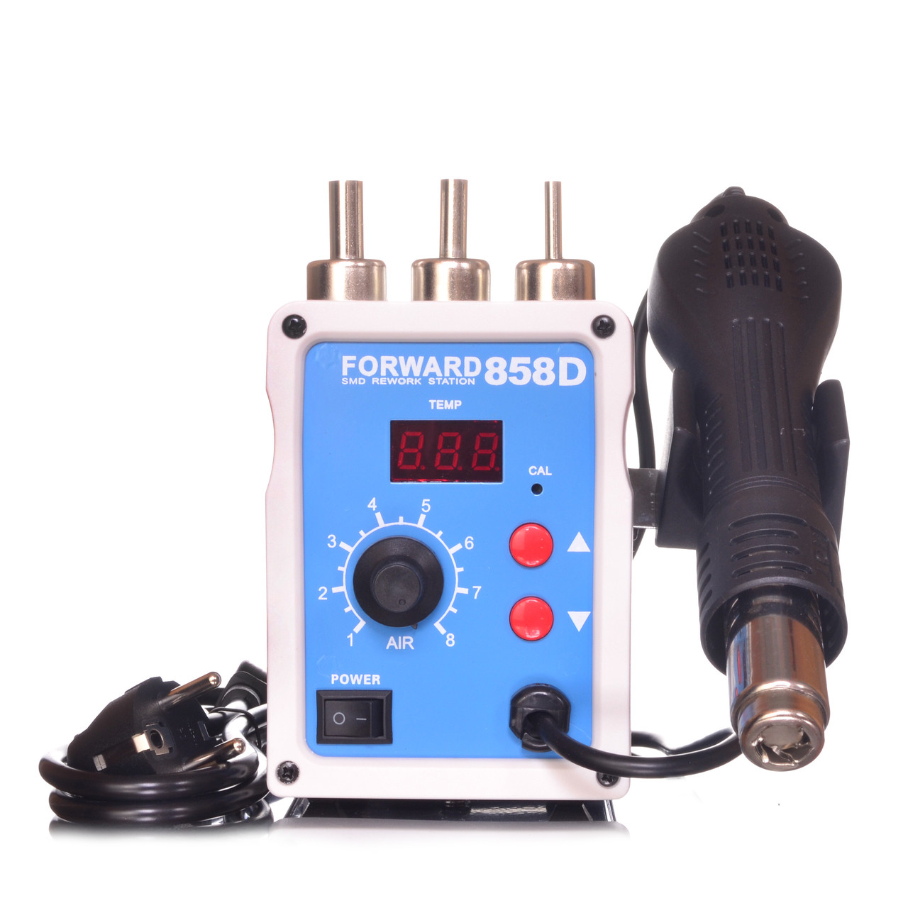 Паяльна станція Forward 858D термофен для паяння 700W паяння SMD, BGA, QFP, метал. корпус, фото 1