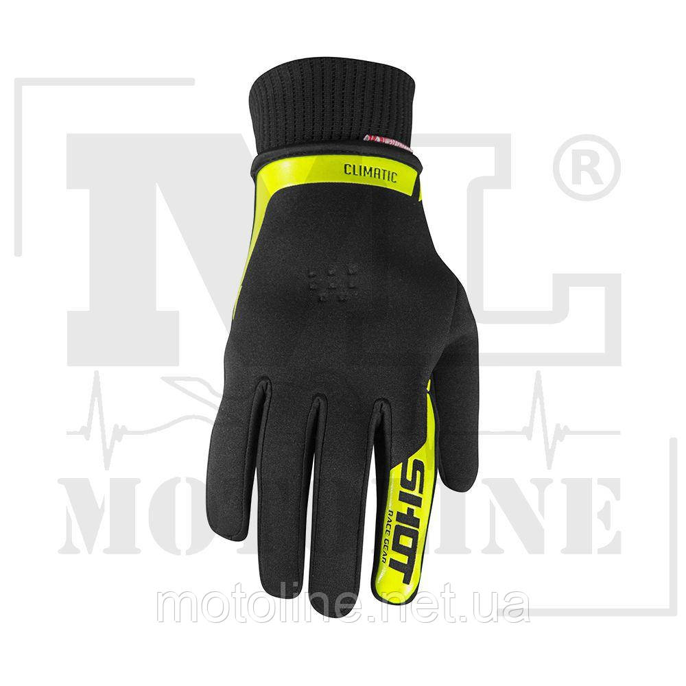 Перчатки SHOT CLIMATIC BLACK NEON YELLOW