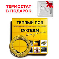 Тепла підлога In Term кабель 1300 Вт 6,4-9 м2