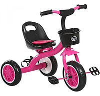 Велосипед детский трехколесный с корзиной Turbo Trike M 3197-M-2 Pink